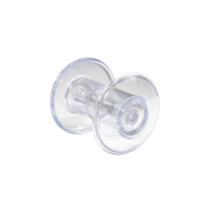 Puxador acrilico pequeno incolor